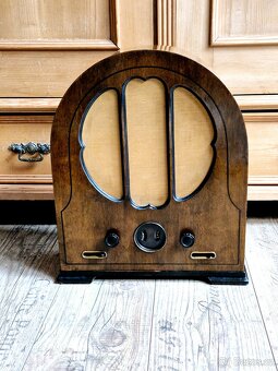 Starožitné rádio Telefunken 33WEa, rok 1930 - 7