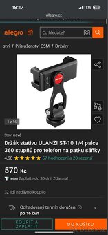 Rode Tripod 2 + stativový držák Ulanzi ST10 - 7