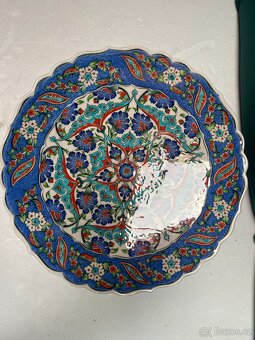 talíř – Turkuaz Çini Kütahya - 7