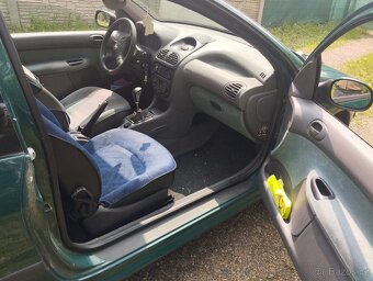 Prodám Peugeot 206, 1.1benzin STK plátna, - 7