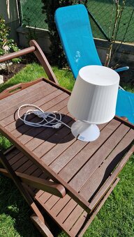 Stolní lampa bílá - 7