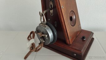 Berliner - starý francouzský hotelový telefon, poč.19stol. - 7