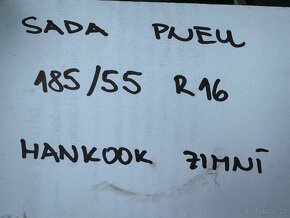 Zimní pneumatiky Hankook 185/55 R16 dezén 7,5 - 8mm - 7