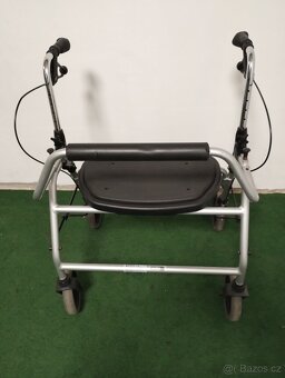Bariatrické čtyřkolové chodítko se sedákem XXL - 7