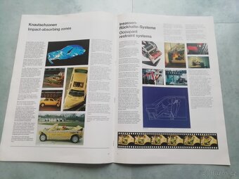 BMW E32 katalog / prospekt - bezpečnost vozidla - 7