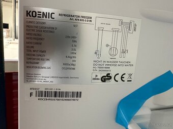 Lednice s mrazákem Koenic (182) - 7