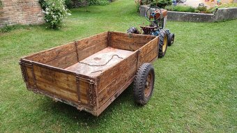 Malotraktor (motorobot) PF62 s vlekem + náhr.díly - 7
