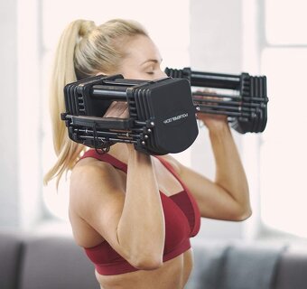 Prodám činky PowerBlock Pro EXP+stojan Power Block - 7