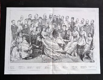 Umělecký list s tiskem+Dvojstránka časopis,císařFJ - 7