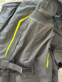 Bunda na motorku Ozone Delta IV černo-fluo žlutá - 7
