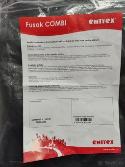 Fusak do kočárku Emitex Combi - softshell - 7
