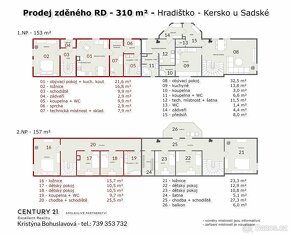 Prodej rodinného domu, 238 m2, pozemek 2 804 m2, Hradištko – - 7