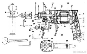 PRODÁM VRTAČKU NAREX EC 513 D - 7