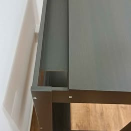 PC stolek - dřevotříska - stůl pod počítač - hnědý - 7