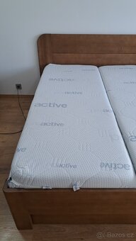 Masivní dubová postel Vykona Rebeka - 7