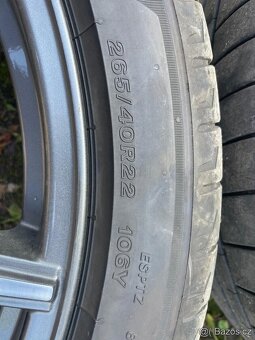 22" Alu kola JAGUAR – originál lak – GRAFFIT perleť - 7