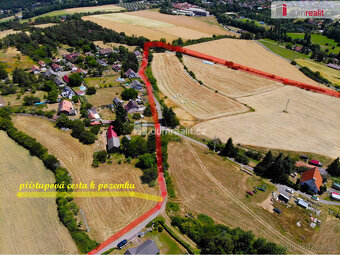 Prodej stavebního pozemku, 3423 m2. Ohrazenice - Jince - 7