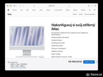Apple iMac 2024 | M4, 24 GB RAM, 512 GB SSD stříbrný - 7