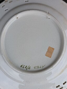 Retro závěsný talíř, ITALY. - 7