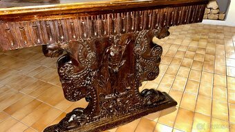 Barokní starožitný stůl 180x90x80 - 7