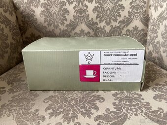 2 nádherné mokka české výroby - kvalitní porcelán - 7