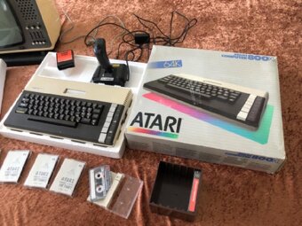 ATARI 800 XL s TURBO+TV+tiskárna BT100+kazeťák+joystick atd. - 7
