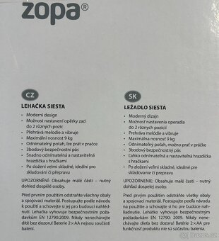 Lehačka ZOPA Siesta, béžová - 7