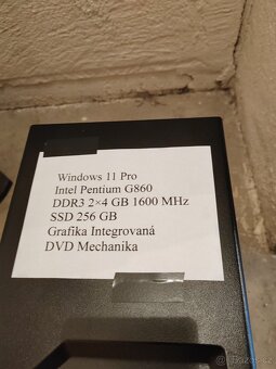 Kancelářske pc i3 ssd disk 8gb ddr3 ram - 7