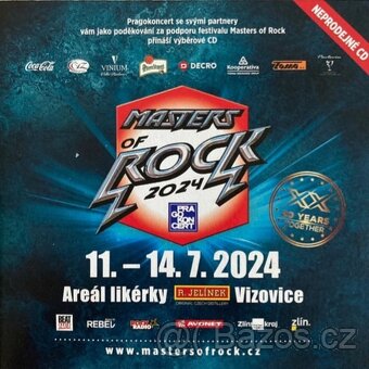 Masters of Rock , kabela , káva , CD 2016 ,CD 2014 - 7