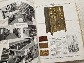 Starý katalog kancelářský nábytek trezory kartotéky 1923 - 7