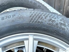 Sada 4x zimní kola - 8mm 205/60 R16 + Disky Mercedes 5x112 - 7
