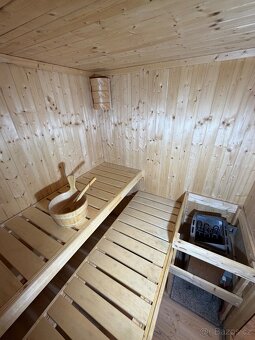 Finská sauna Karibu 196x170cm - 7