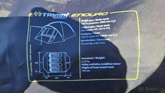 Zanovní turistický stan pro 4 os. Trimm Enduro - 7