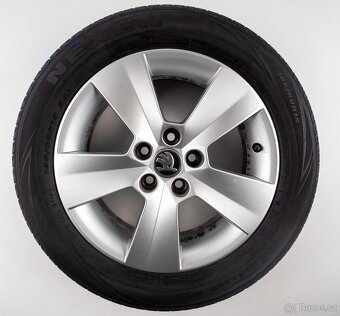 Škoda Rapid - Originání 15" alu kola - Letní pneu - 7