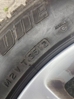 Alu disky 5x120 z vozu BMW řada 1, pneu zimní - 7
