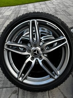 Originál alu kola Mercedes 5x112 R19 w213 zimní Pirelli - 7