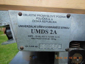 UMDS 2A kombi truhlářský stroj - 7