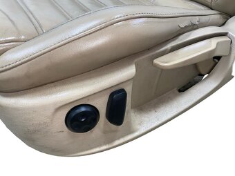 Sedačky béžová kůže VW Passat B7 kombi r.v. 2012 - 7
