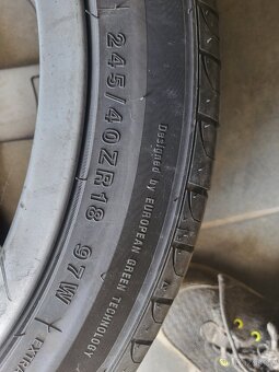 Al kola 18", 5x108mm, 245/40ZR18 97W, 6mm - 7