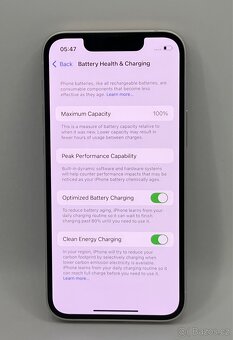 iPhone 13 mini 256GB Starlight, 100% Baterie - 7