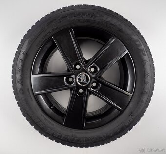 Škoda Octavia - Originání 16" alu kola - Zimní pneu - 7