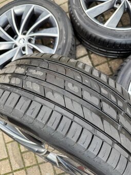 ORIGINÁL Alu Škoda PEGASUS R18, 5x112 - TOP STAV, LETNÍ - 7