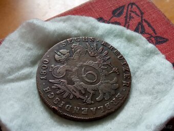 VZÁCNÝ 6 KREUZER 1800 F SBÍRKOVÝ - 7