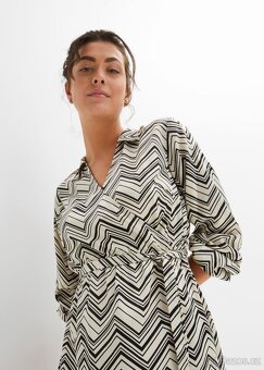 Elegantní krásné šaty s páskem 48/50 - 7