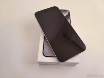 apple iphone 15 PRO 128gb White Titanium / Batéria 100% - 7