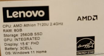 NOTEBOOK LENOVO IDEAPAD SLIM 3 4GB/256GB, WIN 11 HOME - 7