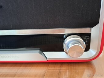 Rádio Philips ORD7100R/00, červená farba, "retro" - 7
