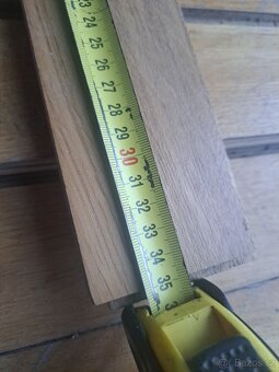 Prodám dubové parkety 35x7x1,8 - 7