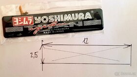 Kovové samolepky na výfuk Yoshimura - 7
