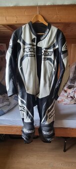 Kožená jednodílná kombinéza ALPINESTARS TOP - 7